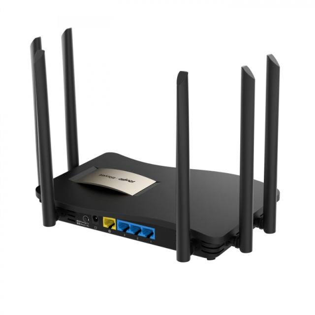 Ruijie Networks - RG-EW1200G PRO router inalámbrico Gigabit Ethernet Doble banda (2,4 GHz / 5 GHz) Negro