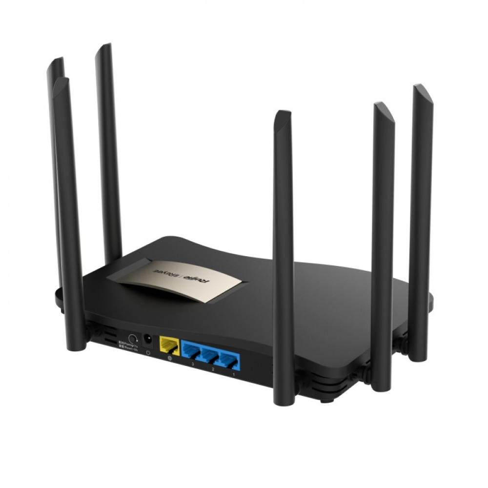 Ruijie Networks - RG-EW1200G PRO router inalámbrico Gigabit Ethernet Doble banda (2,4 GHz / 5 GHz) Negro