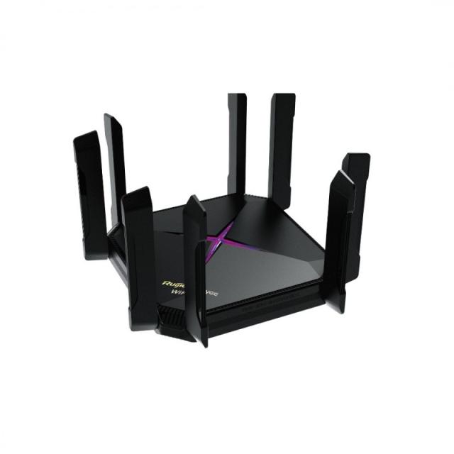 Ruijie Networks - RG-EW6000GX router inalámbrico 2.5 Gigabit Ethernet Dual-band (2.4 GHz / 5.8 GHz) Negro