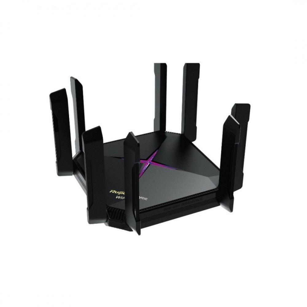 Ruijie Networks - RG-EW6000GX router inalámbrico 2.5 Gigabit Ethernet Dual-band (2.4 GHz / 5.8 GHz) Negro