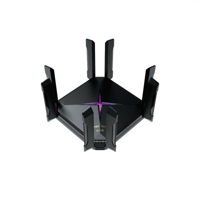 Ruijie Networks - RG-EW6000GX router inalámbrico 2.5 Gigabit Ethernet Dual-band (2.4 GHz / 5.8 GHz) Negro