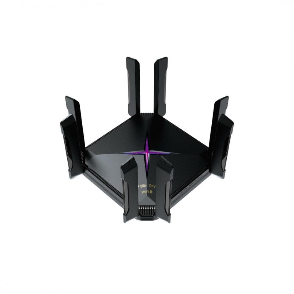 Ruijie Networks - RG-EW6000GX router inalámbrico 2.5 Gigabit Ethernet Dual-band (2.4 GHz / 5.8 GHz) Negro