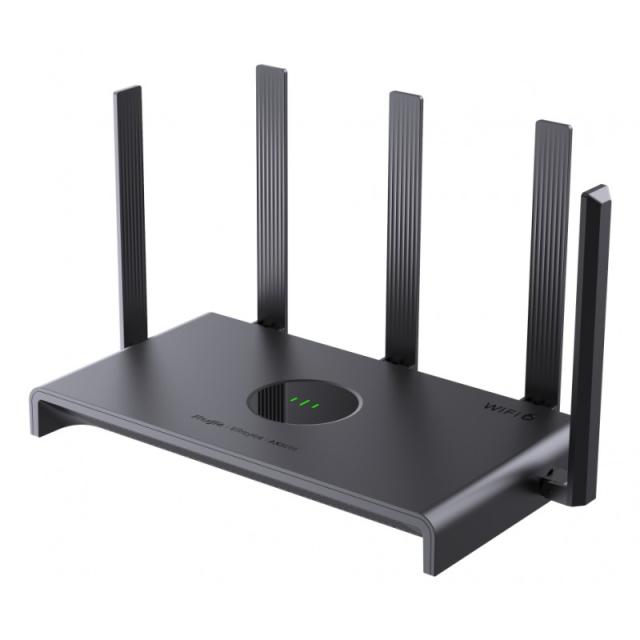 Ruijie Networks - RG-EW3000GX PRO router inalámbrico Gigabit Ethernet Doble banda (2,4 GHz / 5 GHz) Negro