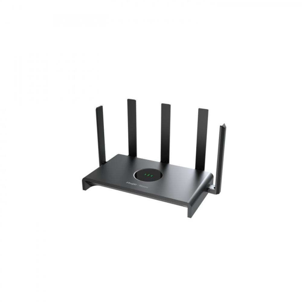 Ruijie Networks - RG-EW1300G router inalámbrico Gigabit Ethernet Doble banda (2,4 GHz / 5 GHz) Negro