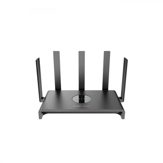 Ruijie Networks - RG-EW1300G router inalámbrico Gigabit Ethernet Doble banda (2,4 GHz / 5 GHz) Negro