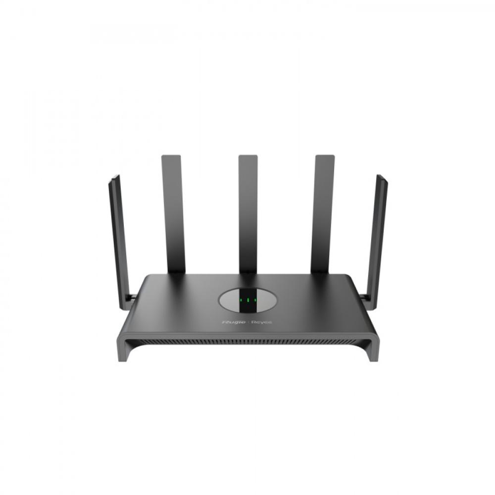 Ruijie Networks - RG-EW1300G router inalámbrico Gigabit Ethernet Doble banda (2,4 GHz / 5 GHz) Negro