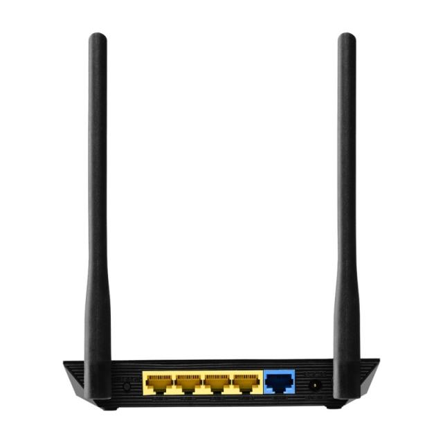 Edimax - N300 router inalámbrico Ethernet rápido Banda única (2,4 GHz) Negro