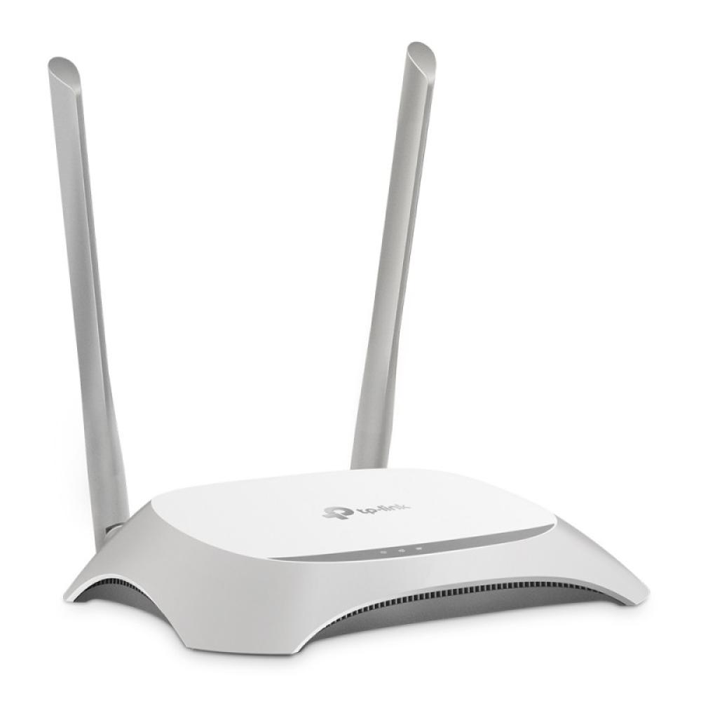 TP-Link - TL-WR840N router inalámbrico Ethernet rápido Banda única (2,4 GHz) Gris, Blanco