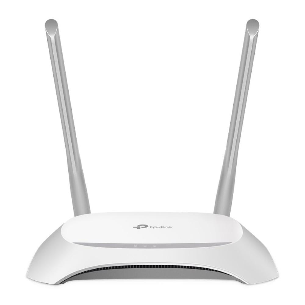 TP-Link - TL-WR840N router inalámbrico Ethernet rápido Banda única (2,4 GHz) Gris, Blanco