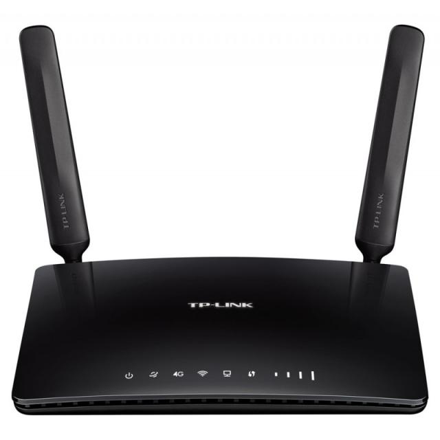 TP-Link - TL-MR6400 router inalámbrico Ethernet rápido Banda única (2,4 GHz) 4G Negro - TL-MR6400 V4