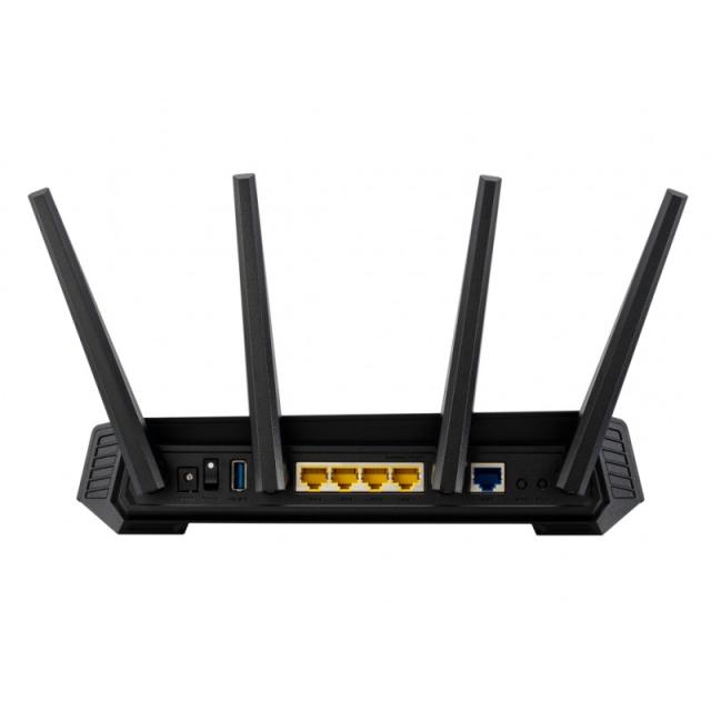 ASUS - ROG STRIX GS-AX5400 router inalámbrico Gigabit Ethernet Doble banda (2,4 GHz / 5 GHz) Negro