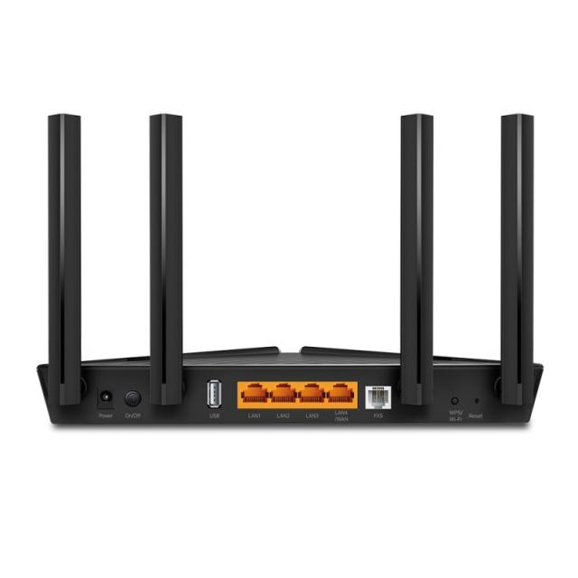 TP-Link - XX230V router inalámbrico Gigabit Ethernet Doble banda (2,4 GHz / 5 GHz) Negro