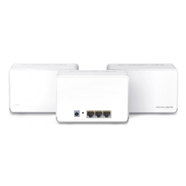 Mercusys - Halo H70X (3-pack) Doble banda (2,4 GHz / 5 GHz) Wi-Fi 6 (802.11ax) Blanco Interno