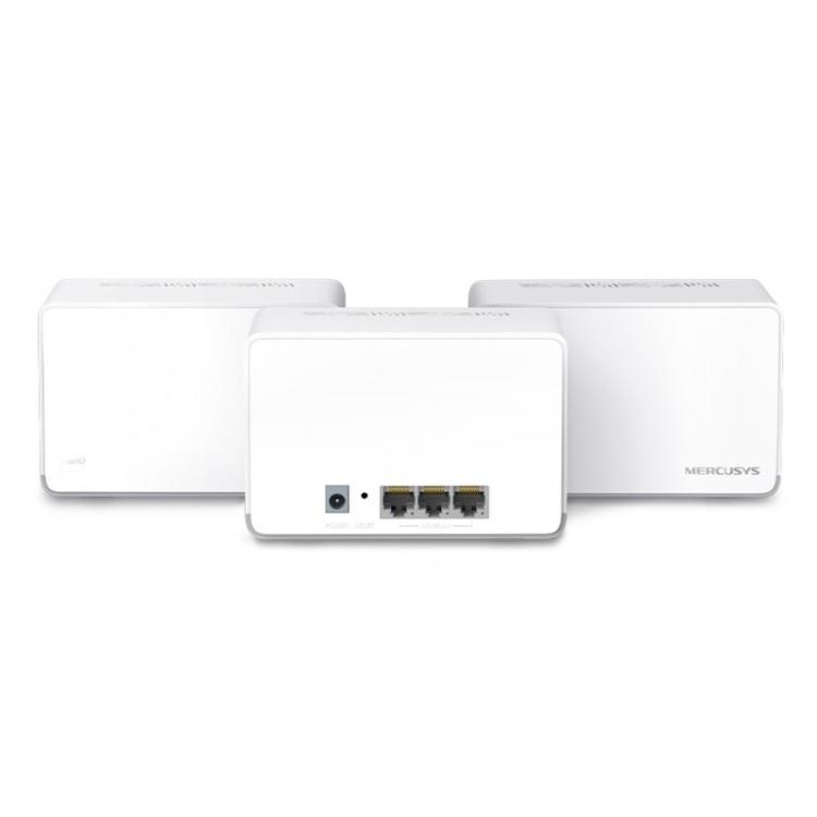 Mercusys - Halo H70X (3-pack) Doble banda (2,4 GHz / 5 GHz) Wi-Fi 6 (802.11ax) Blanco Interno