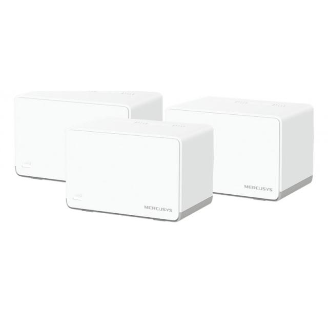 Mercusys - Halo H70X (3-pack) Doble banda (2,4 GHz / 5 GHz) Wi-Fi 6 (802.11ax) Blanco Interno