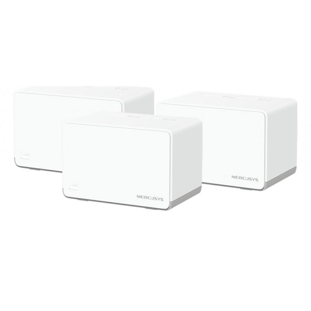 Mercusys - Halo H70X (3-pack) Doble banda (2,4 GHz / 5 GHz) Wi-Fi 6 (802.11ax) Blanco Interno