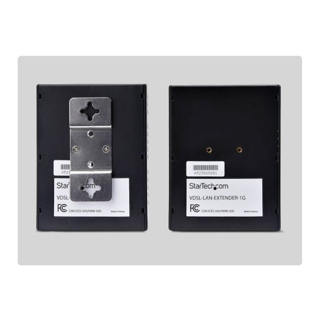 StarTech.com - Juego Extensor de Ethernet VDSL2 por Cable de Par Sencillo - Hasta 1km - Alargador de Red Ethernet LAN por Cable