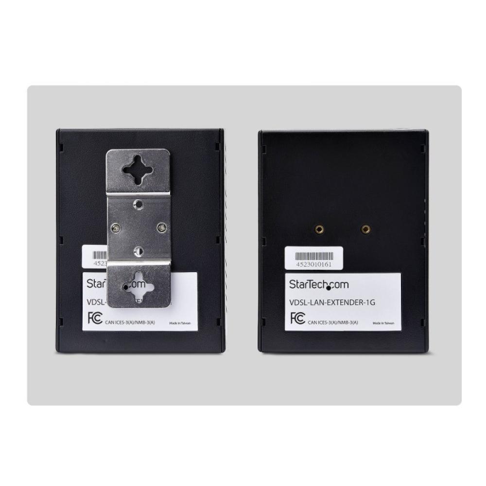 StarTech.com - Juego Extensor de Ethernet VDSL2 por Cable de Par Sencillo - Hasta 1km - Alargador de Red Ethernet LAN por Cable