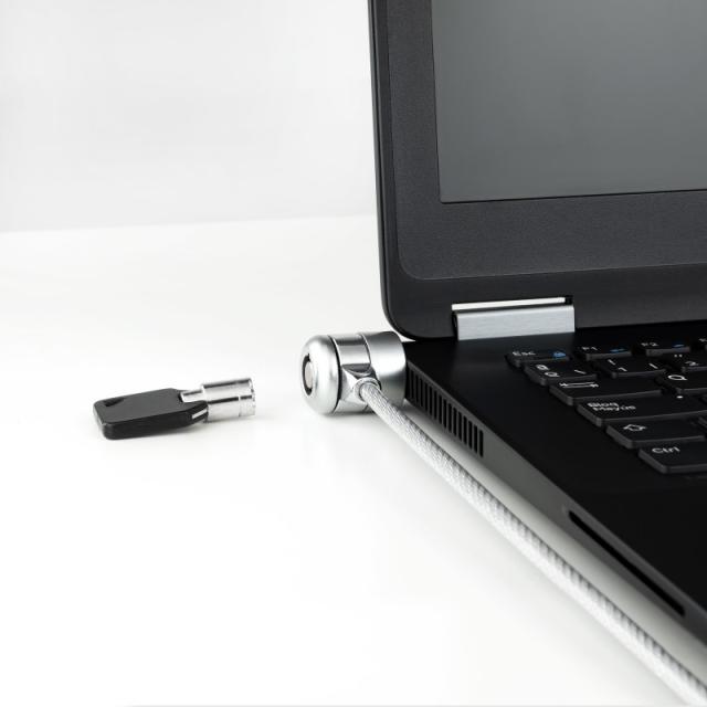 TooQ - TQCLKC0025 cable antirrobo Plata 1,5 m