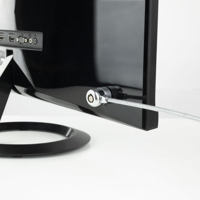 TooQ - TQCLKC0025 cable antirrobo Plata 1,5 m