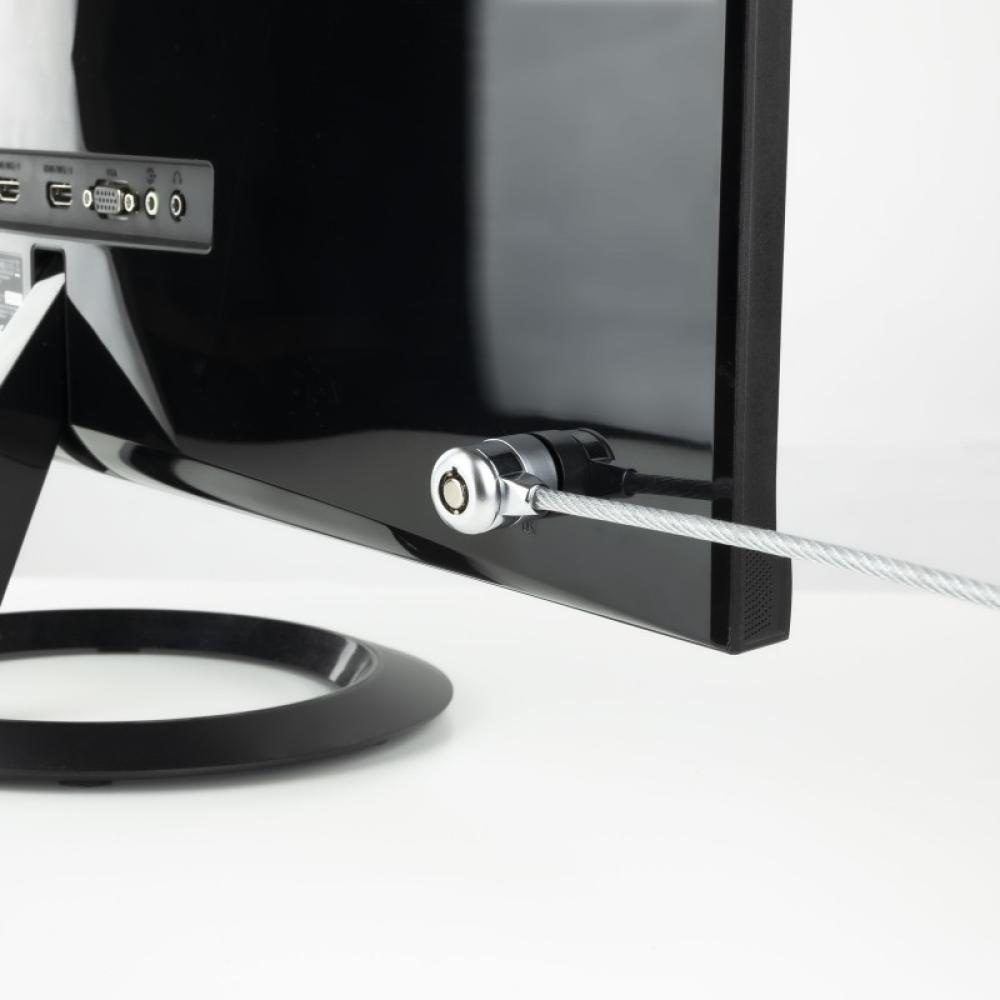 TooQ - TQCLKC0025 cable antirrobo Plata 1,5 m