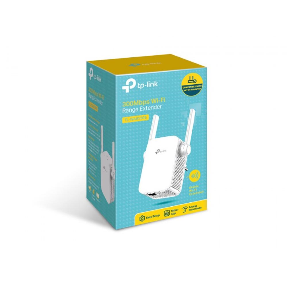 TP-Link - TL-WA855RE V4 ampliador de red Transmisor y receptor de red Blanco 10, 100 Mbit/s