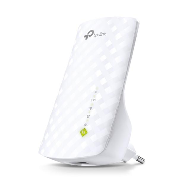 TP-Link - RE200 ampliador de red Repetidor de red Blanco 10, 100 Mbit/s