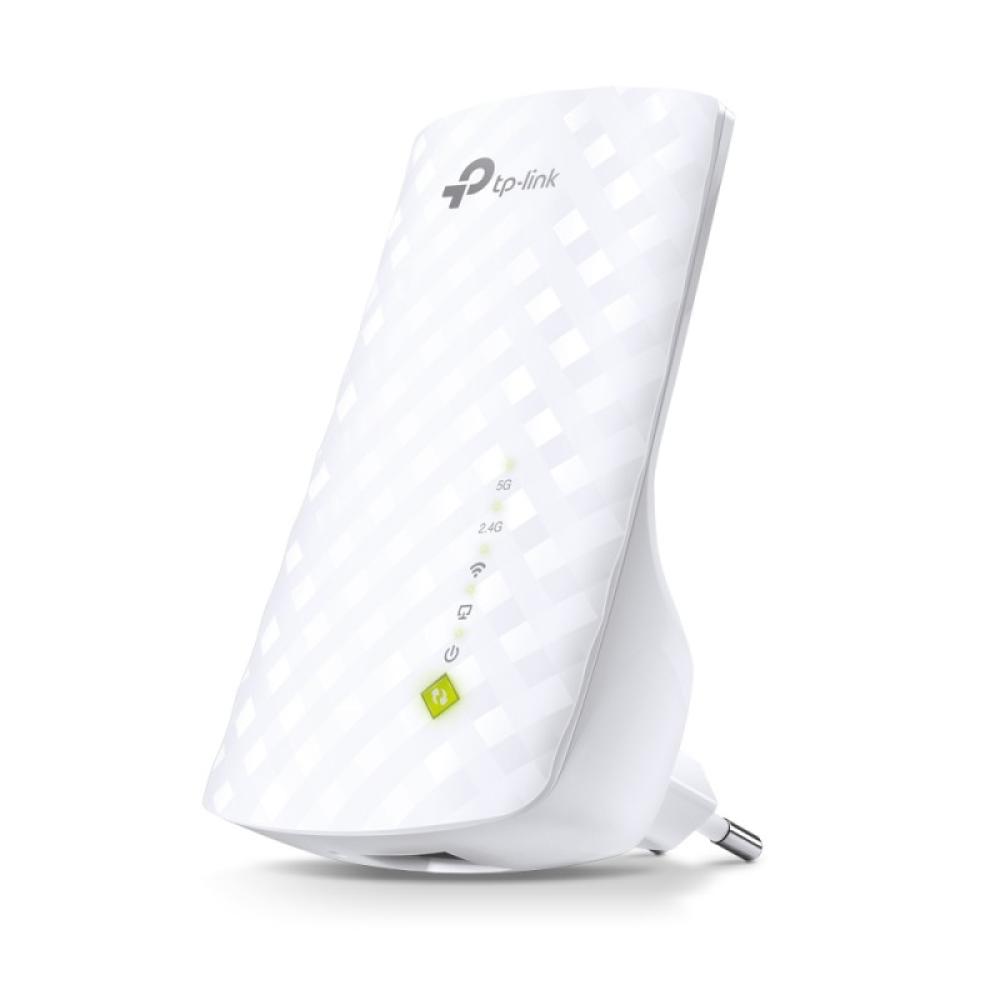 TP-Link - RE200 ampliador de red Repetidor de red Blanco 10, 100 Mbit/s