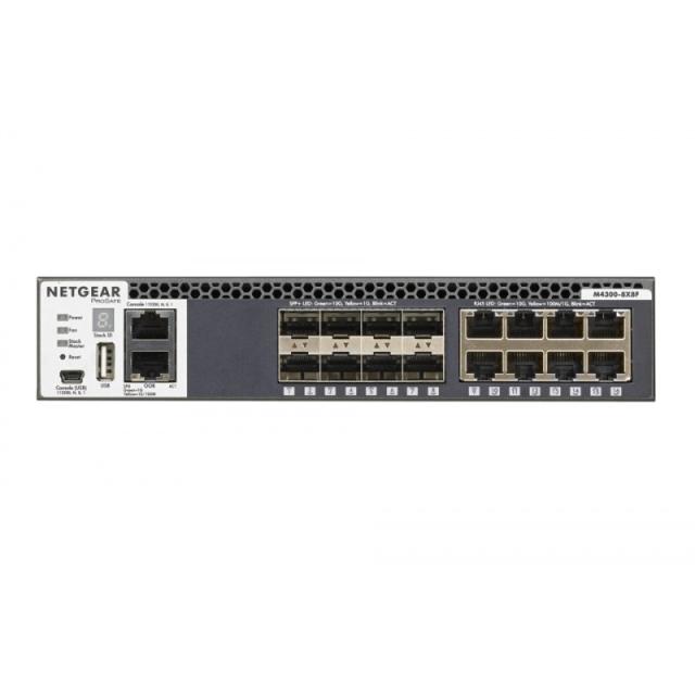 NETGEAR - M4300-8X8F Gestionado L3 10G Ethernet (100/1000/10000) 1U Negro