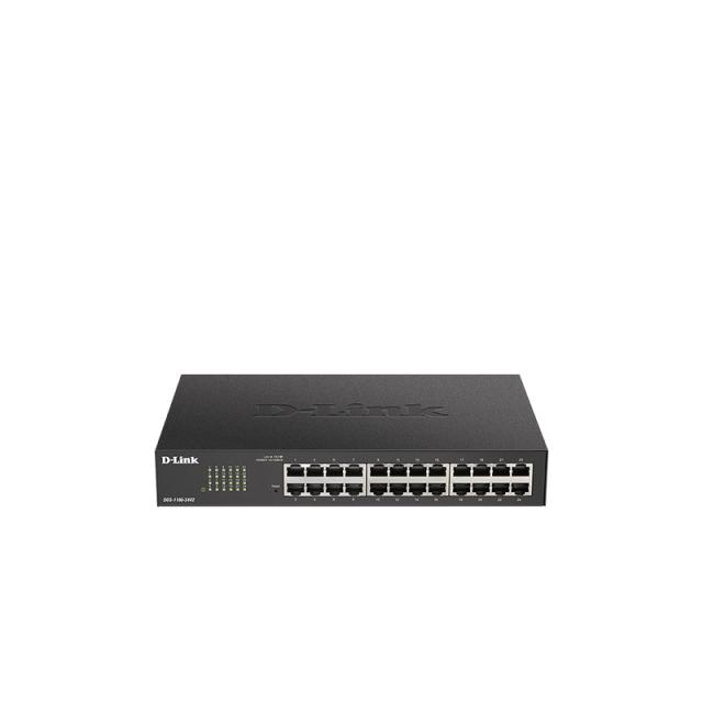 D-Link - DGS-1100-24V2 switch Gestionado L2 Gigabit Ethernet (10/100/1000) 1U Negro