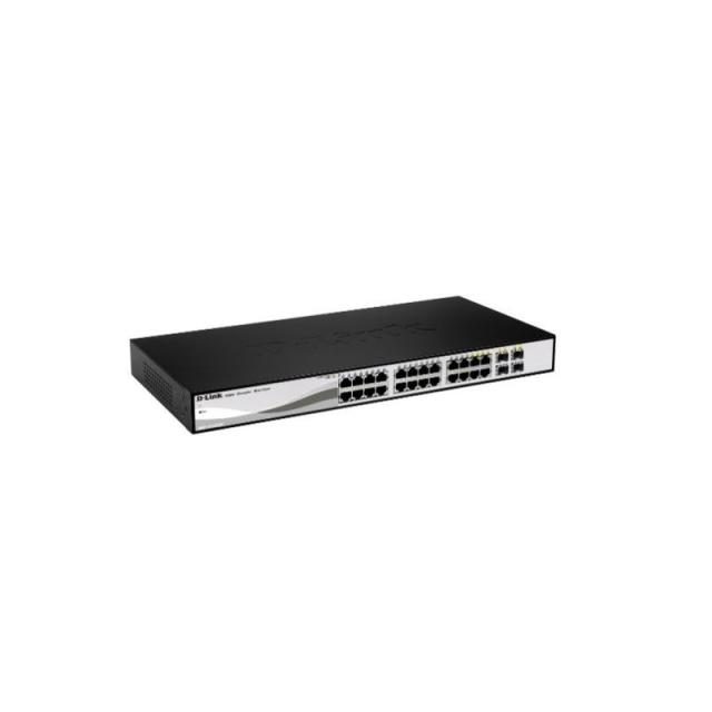 D-Link - DGS-1210-26 switch Gestionado L2 Gigabit Ethernet (10/100/1000) 1U Negro, Gris