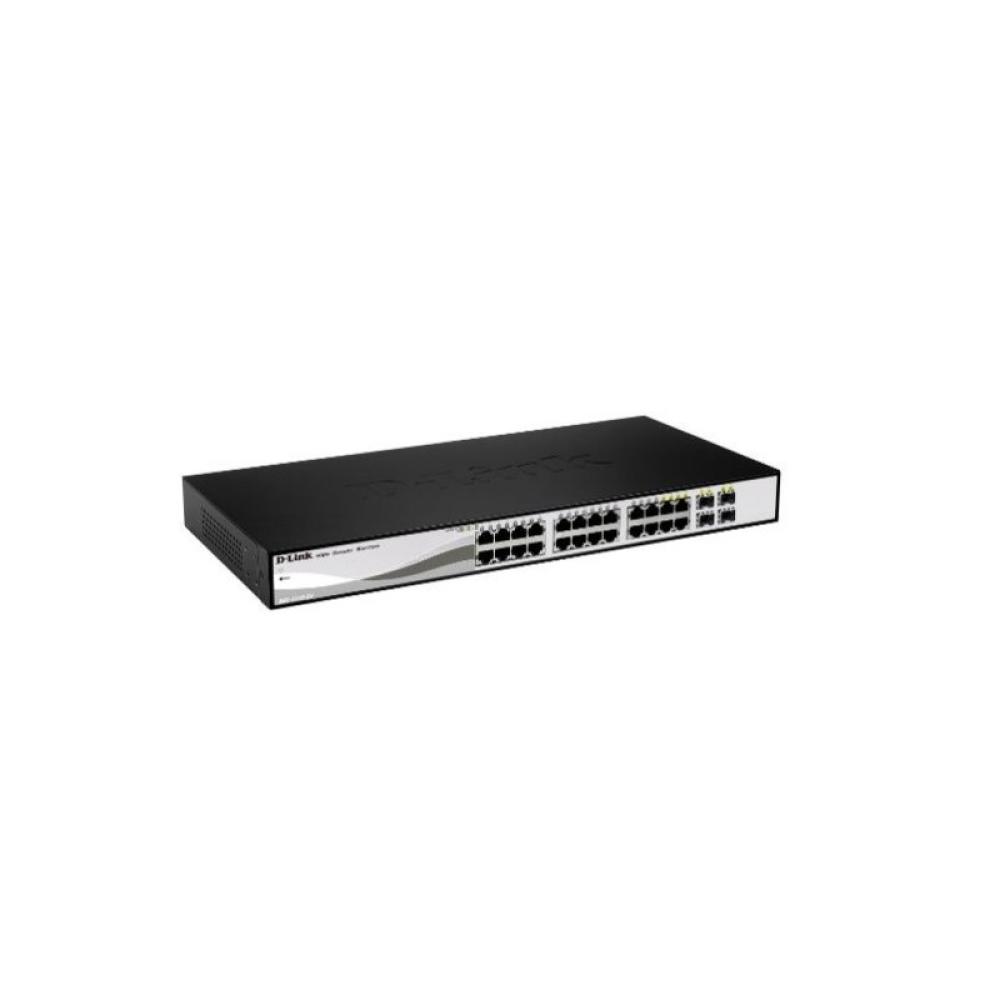 D-Link - DGS-1210-26 switch Gestionado L2 Gigabit Ethernet (10/100/1000) 1U Negro, Gris
