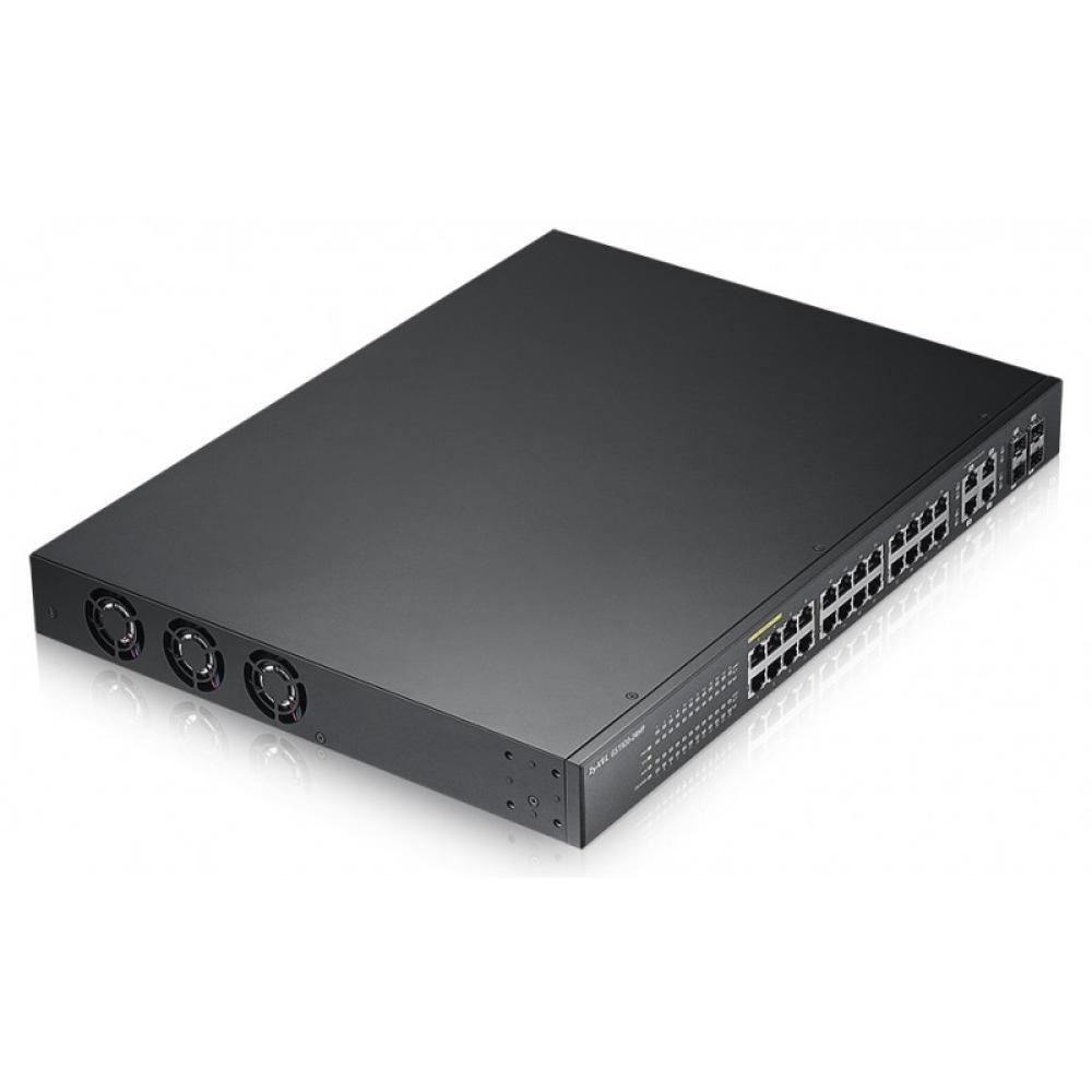 Zyxel - GS1920-24HP Gestionado L2 Gigabit Ethernet (10/100/1000) Energía sobre Ethernet (PoE) Negro
