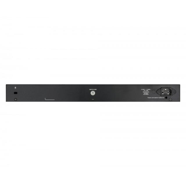 D-Link - DGS-1250-28XMP switch Gestionado L3 Gigabit Ethernet (10/100/1000) Energía sobre Ethernet (PoE) Negro