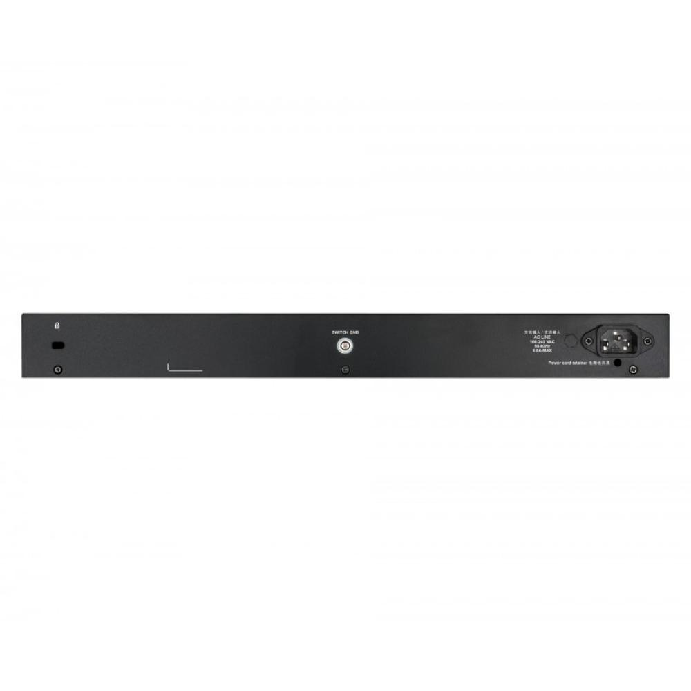 D-Link - DGS-1250-28XMP switch Gestionado L3 Gigabit Ethernet (10/100/1000) Energía sobre Ethernet (PoE) Negro