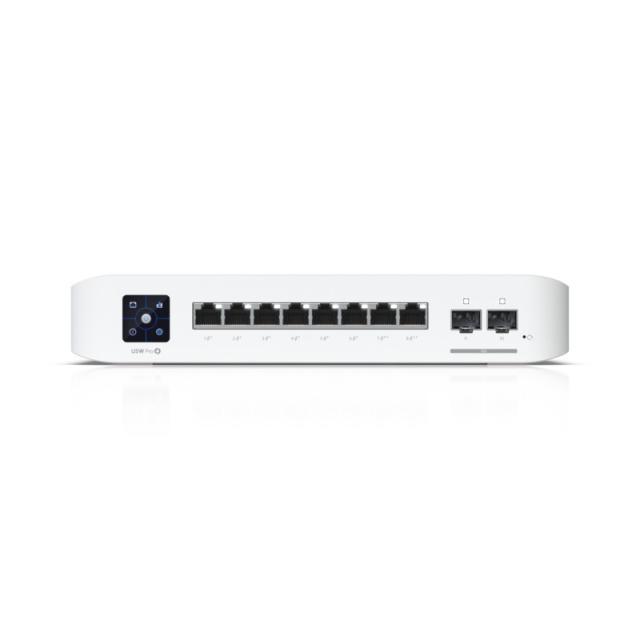 Ubiquiti - UniFi USW-PRO-8-POE switch Gestionado L2/L3 Gigabit Ethernet (10/100/1000) Energía sobre Ethernet (PoE) 1U Blanco