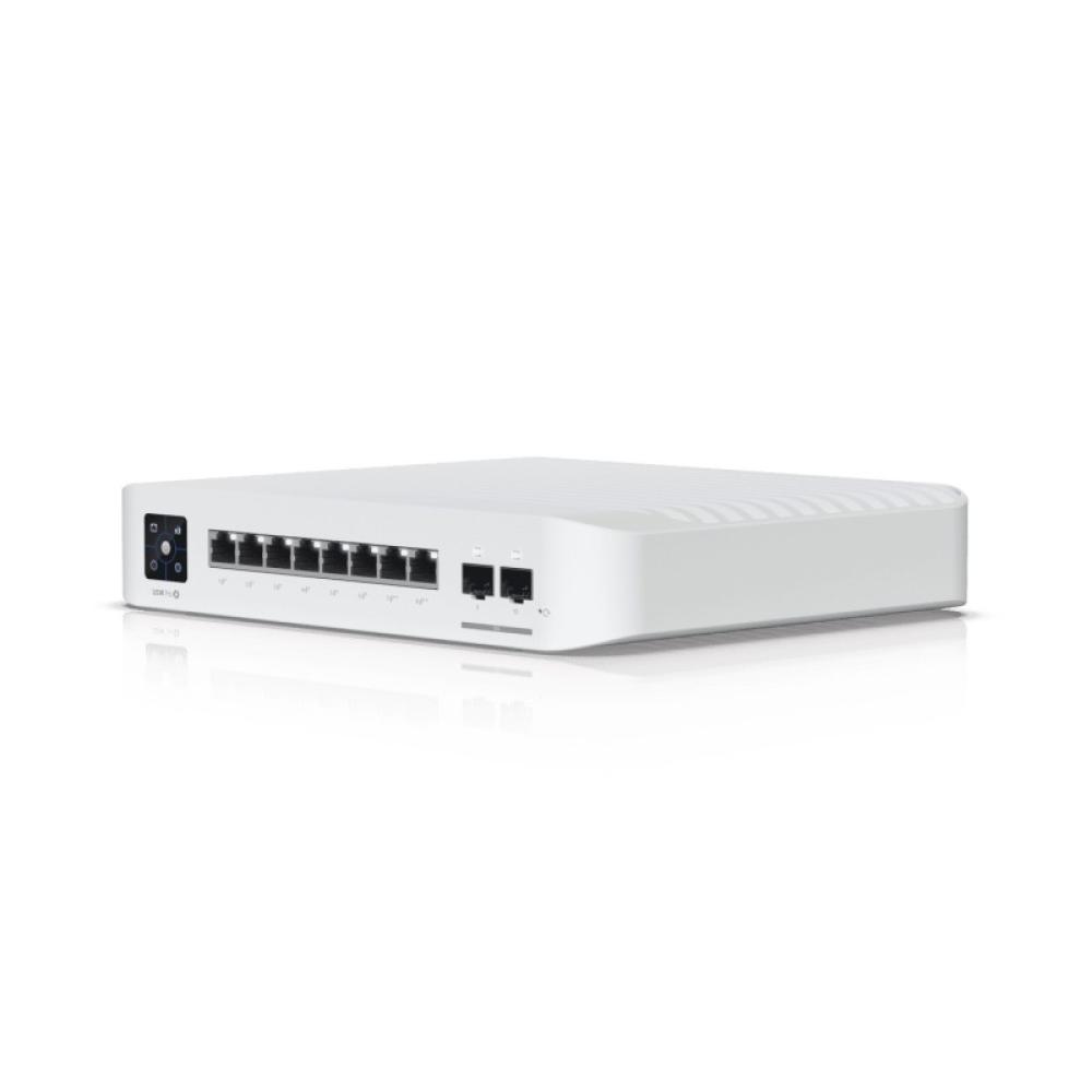 Ubiquiti - UniFi USW-PRO-8-POE switch Gestionado L2/L3 Gigabit Ethernet (10/100/1000) Energía sobre Ethernet (PoE) 1U Blanco