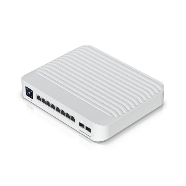 Ubiquiti - UniFi USW-PRO-8-POE switch Gestionado L2/L3 Gigabit Ethernet (10/100/1000) Energía sobre Ethernet (PoE) 1U Blanco