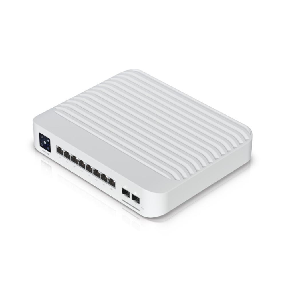 Ubiquiti - UniFi USW-PRO-8-POE switch Gestionado L2/L3 Gigabit Ethernet (10/100/1000) Energía sobre Ethernet (PoE) 1U Blanco