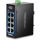 Trendnet - TI-GLC80 switch No administrado Gigabit Ethernet (10/100/1000) Negro
