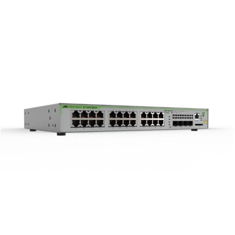 Allied Telesis - AT-GS970M/18PS-50 Gestionado L3 Gigabit Ethernet (10/100/1000) 1U Gris