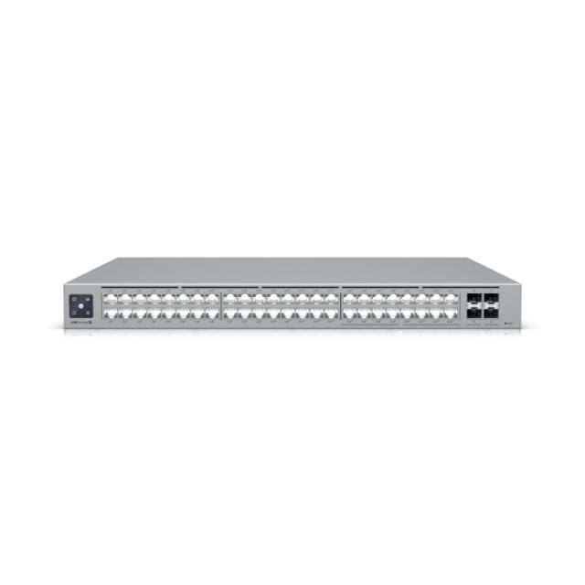 Ubiquiti - UniFi Pro Max 48 PoE Gestionado L3 Gigabit Ethernet (10/100/1000) Energía sobre Ethernet (PoE) 1U Gris