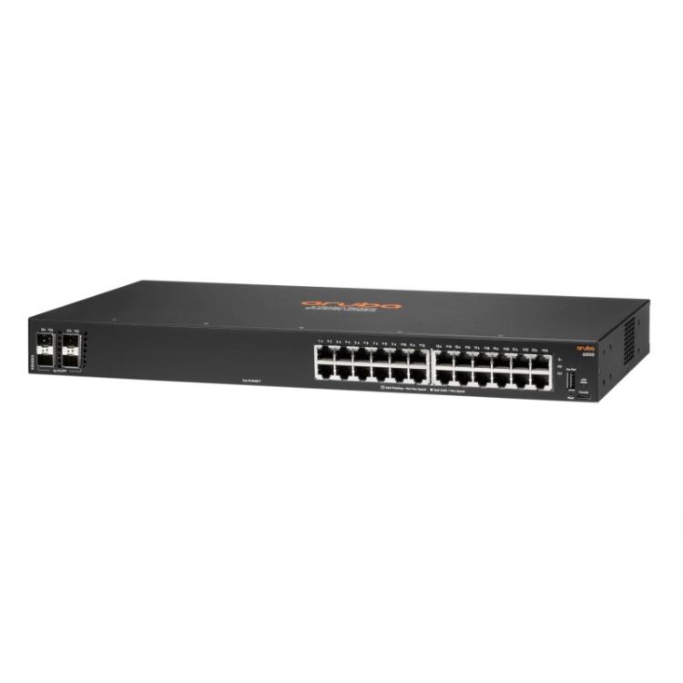 HPE - Aruba Networking 6000 24G 4SFP Gestionado L3 Gigabit Ethernet (10/100/1000) 1U