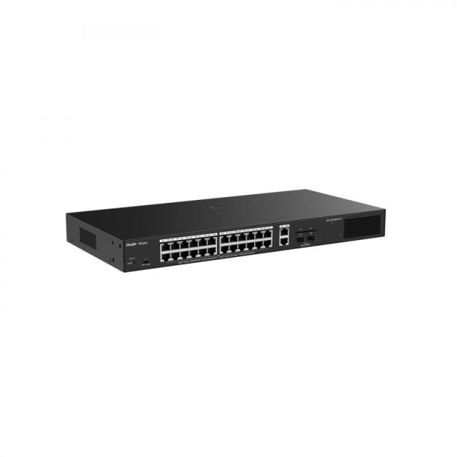 Ruijie Networks - RG-ES228GS-LP switch Gestionado L2 Gigabit Ethernet (10/100/1000) Energía sobre Ethernet (PoE) Escritorio Negr
