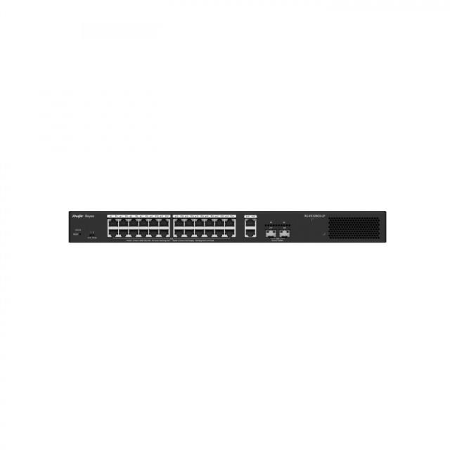 Ruijie Networks - RG-ES228GS-LP switch Gestionado L2 Gigabit Ethernet (10/100/1000) Energía sobre Ethernet (PoE) Escritorio Negr
