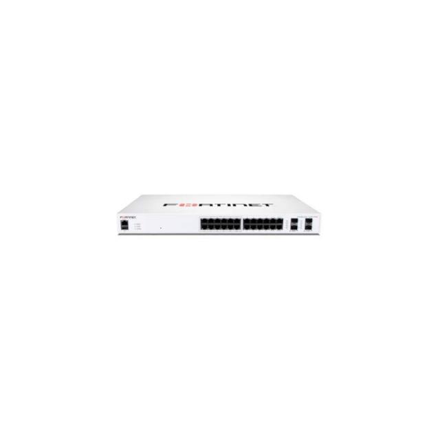 Fortinet - FS-124F-FPOE switch Energía sobre Ethernet (PoE) 1U Blanco