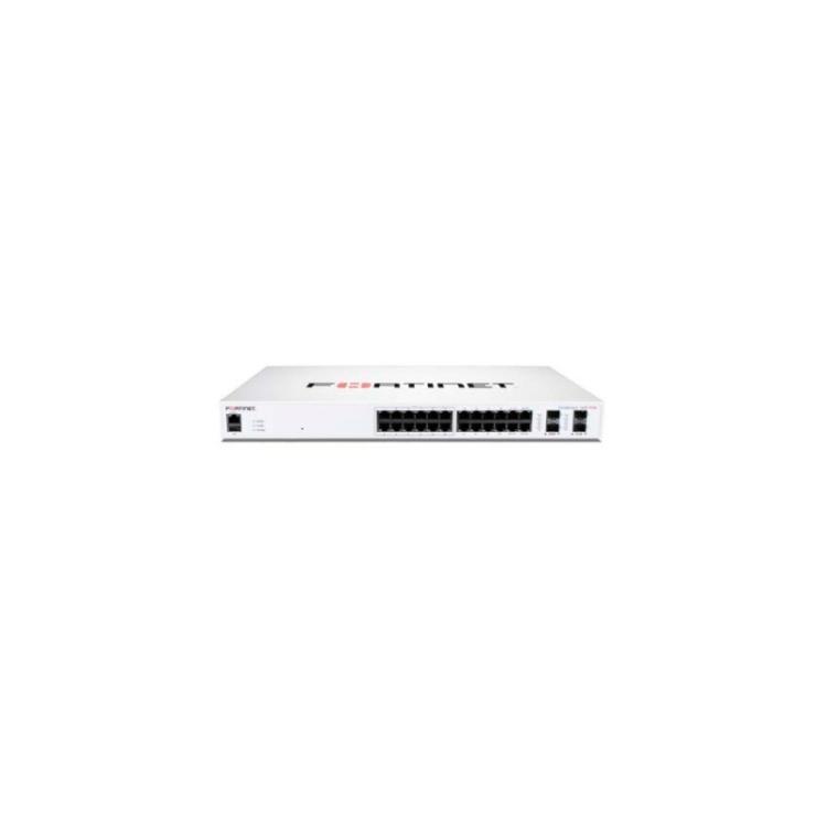 Fortinet - FS-124F-FPOE switch Energía sobre Ethernet (PoE) 1U Blanco