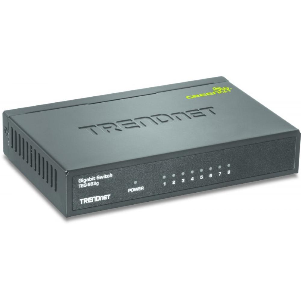 Trendnet - GREENnet No administrado Gigabit Ethernet (10/100/1000) Negro