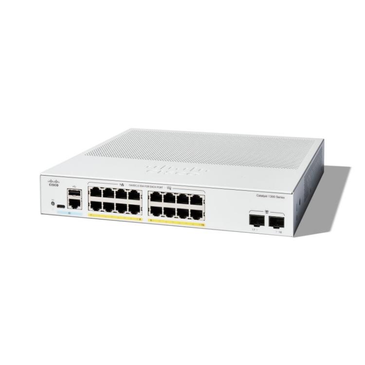 Cisco - C1300-16P-2G switch Gestionado L2/L3 Gigabit Ethernet (10/100/1000) Blanco