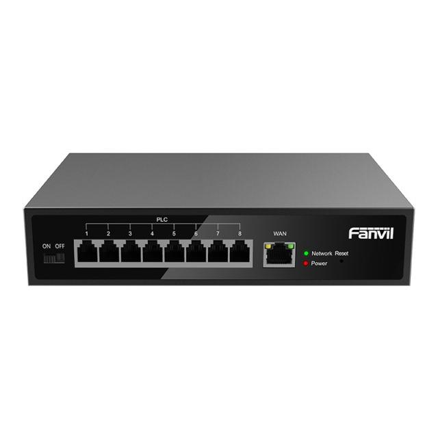 Fanvil - PN8 switch No administrado Fast Ethernet (10/100) Negro